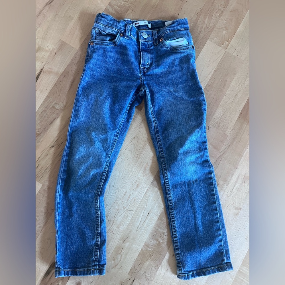 Levi's Boy’s Slim Fit Denim Jeans - Blue